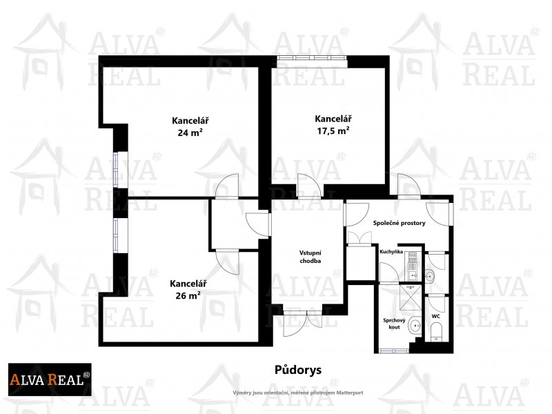 Image detail - Dlouhodobý pronájem 2 kanceláří (17 m² a 24 m²) ve Vyškově, ul. Jiráskova.