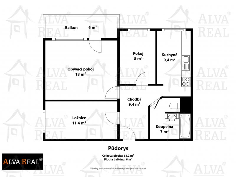 Image detail - Prodej bytu v OV 3+1 63,2 m² + balkón 5 m² + sklep 2 m² v Líšni, ul. Vlkova
