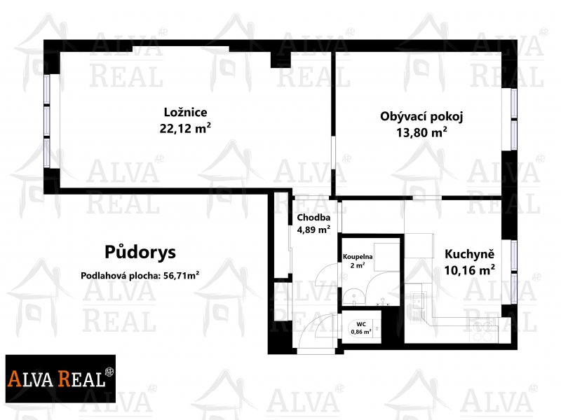Image detail - Prodej prostorného bytu 2+1 v OV v cihlovém domě, CP 56,71 m² na ul. Vranovská, výtah, sklep.
