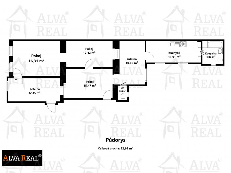 Image detail - Prodej bytu 3+1 72,93 m² v rodinném domě se zahradou, Královo Pole, ul. Chaloupkova, sklep.
