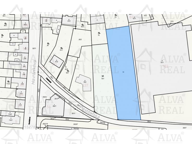 Image detail - Prodej části komerčního pozemku komerčního pozemku v k.ú. Dolní Heršpice, 1500 m²